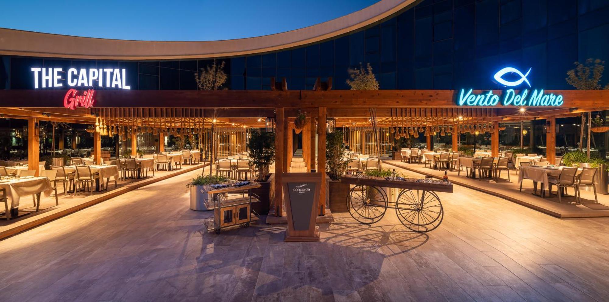 Concorde Tower Casino&Convention&Spa Nikosia Exterior foto Vento restaurant